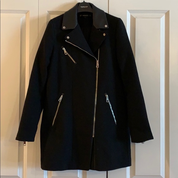 Zara Long Moto Jacket - Picture 2 of 4
